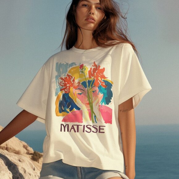 Henri Matisse Floral Spring Graphic Tee - Picture 2 of 3